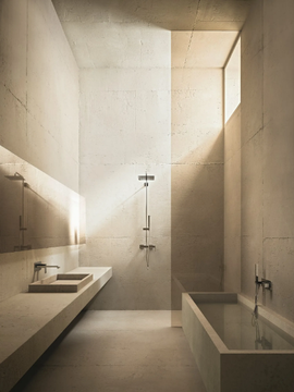 QUADRI S CRIQS409 - Wall-mounted thermostatic shower panel with hand shower by CRISTINA Rubinetterie - view 3
